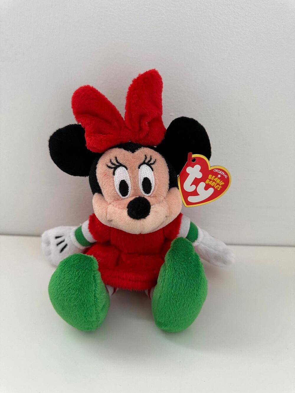 Ty Beanie Baby “Minnie” the Holiday Minnie Mouse (6 inch)